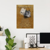 Poster Code de l'esprit loup-loup (Bureau à domicile)