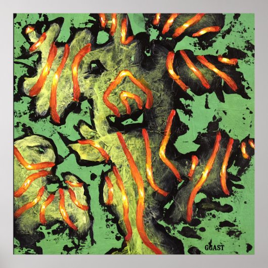 Poster Code énergétique 100 - Monster (Devant)