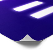 Poster Code génétique ADN violet (Coin)