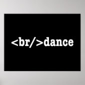 Poster code HTML de rupture (Devant)