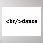 Poster code HTML de rupture (Devant)