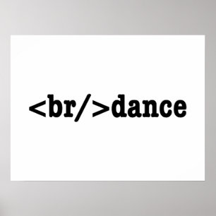Poster code HTML de rupture