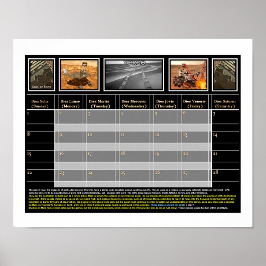 Poster Code Mars Rover & Morse (Devant)