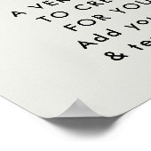 Poster Code QR | Business Logo Professionnel Simple Grey (Coin)