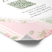 Poster Code QR Capture The Love pour la fête de mariage (Coin)