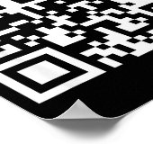 Poster Code Qr Drôle N'Était Pas Une Petite Btch Citation (Coin)