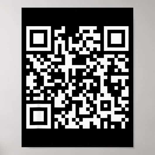 Poster Code Qr Drôle N'Était Pas Une Petite Btch Citation (Devant)