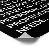 Poster code QR du bullseye mauve (Coin)