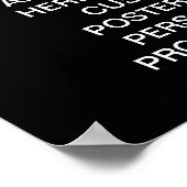 Poster code QR personnalisable (Coin)