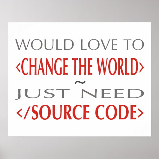 Poster Code source (Devant)