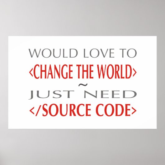 Poster Code source (Devant)