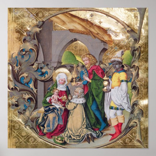 Poster Codex 15.501 L'adoration des rois (Devant)