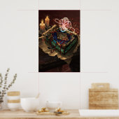 Poster Codex Akasha - art fantastique ésotérique mystique (Cuisine)