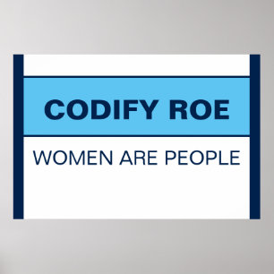 Poster Codifier Les Femmes Roe Sont Des Gens