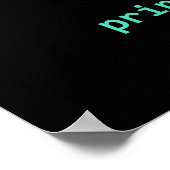 Poster Coding Humor - Developer Logic and Tech Life (Coin)