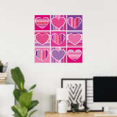 Poster coeur (Bureau à domicile)