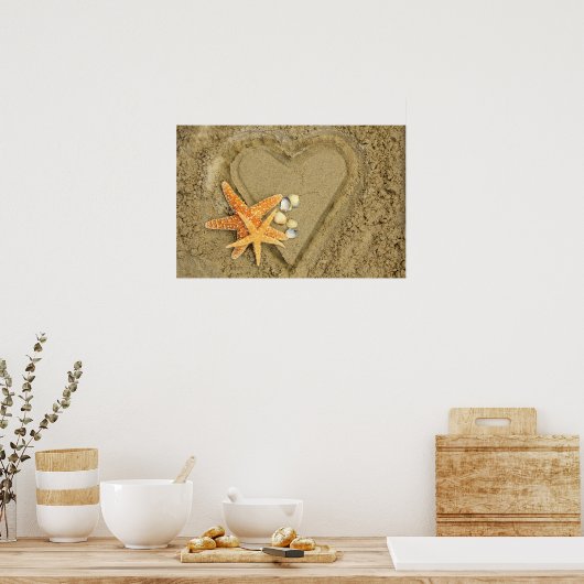 Poster Coeur (Cuisine)