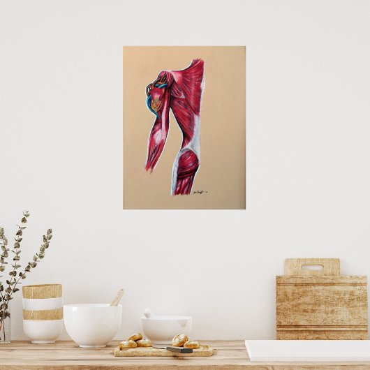 Poster Coeur à manches (Cuisine)