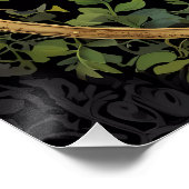 Poster Coeur baby shower (Coin)