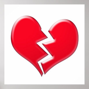Poster Coeur brisé