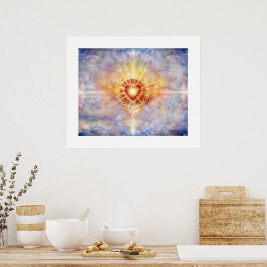 Poster Coeur céleste (Cuisine)