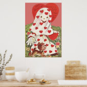 Poster Coeur Chien Chien Chien Chien Coeur Valentine (Cuisine)