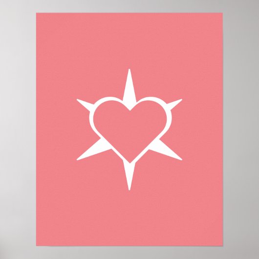 Poster Coeur Coeur Coeur Cuore Star Starlet (Devant)