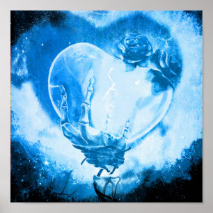 Poster Coeur congelé