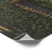 Poster Coeur d'Alene, ID - Vue du parc de la ville (Coin)