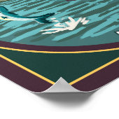 Poster Coeur D'Alene, IdahoAffiche touristique (Coin)