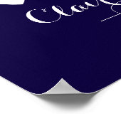 Poster coeur d'amour mariage signature livre d'invité mar (Coin)