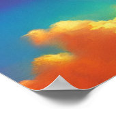 Poster Coeur de feu dans le ciel (Coin)