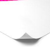 Poster Coeur de l'espoir Motivationnel rose (Coin)