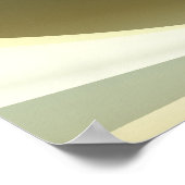 Poster Coeur de l'or Art Abstrait (Coin)