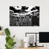 Poster Coeur de Manhattan - 30 Rockefeller Plaza (Bureau à domicile)