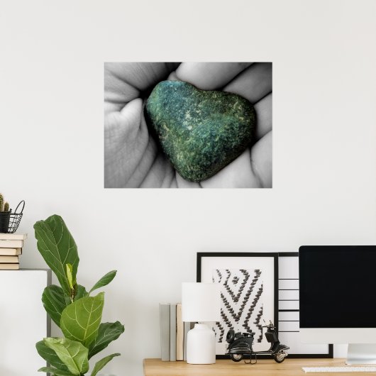 Poster Coeur de pierre (Bureau à domicile)