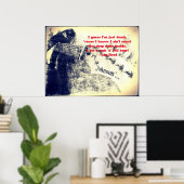 Poster Coeur de rock et de roll (Bureau à domicile)