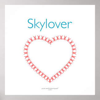 Poster Coeur de travail relatif de Skylover