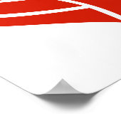 Poster Coeur de volley-ball (Coin)