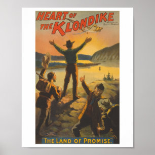 Poster Coeur du Klondike - Le pays de la promesse