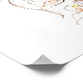 Poster coeur du papillon (Coin)