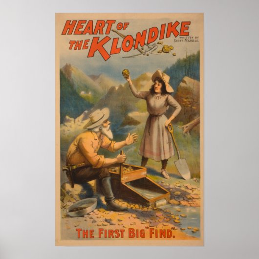 Poster Coeur du Théâtre minier du Klondike (Devant)
