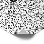 Poster Cœur Électrique Zigzag Explosion de Kaléidoscope M (Coin)