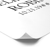 Poster Coeur en forme 11 Photo Collage Célébration de la  (Coin)