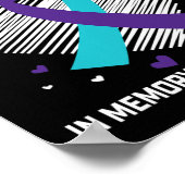 Poster Coeur En Mémoire De Mon Frère Sensibilisation Au S (Coin)