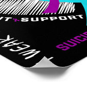 Poster Coeur En Mémoire De Mon Frère Sensibilisation Au S (Coin)