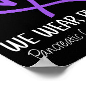 Poster Coeur En Novembre Nous Portons Le Cancer Pancréati (Coin)