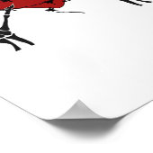 Poster Coeur Et Mains - Squelette Mains Coeur (Coin)