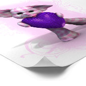 Poster Coeur gras ~ Fille (Coin)