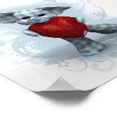 Poster Coeur gras ~ Garçon (Coin)